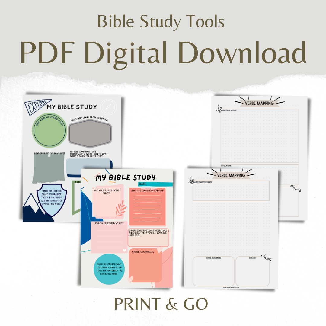 Bible Study Printables