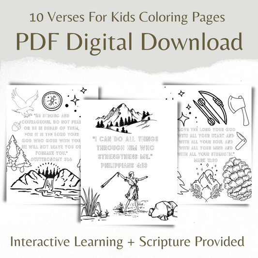 Verses For Kids Coloring Pages