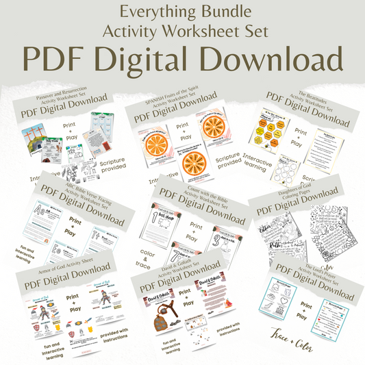 Everything Bundle Activity Worksheet Set