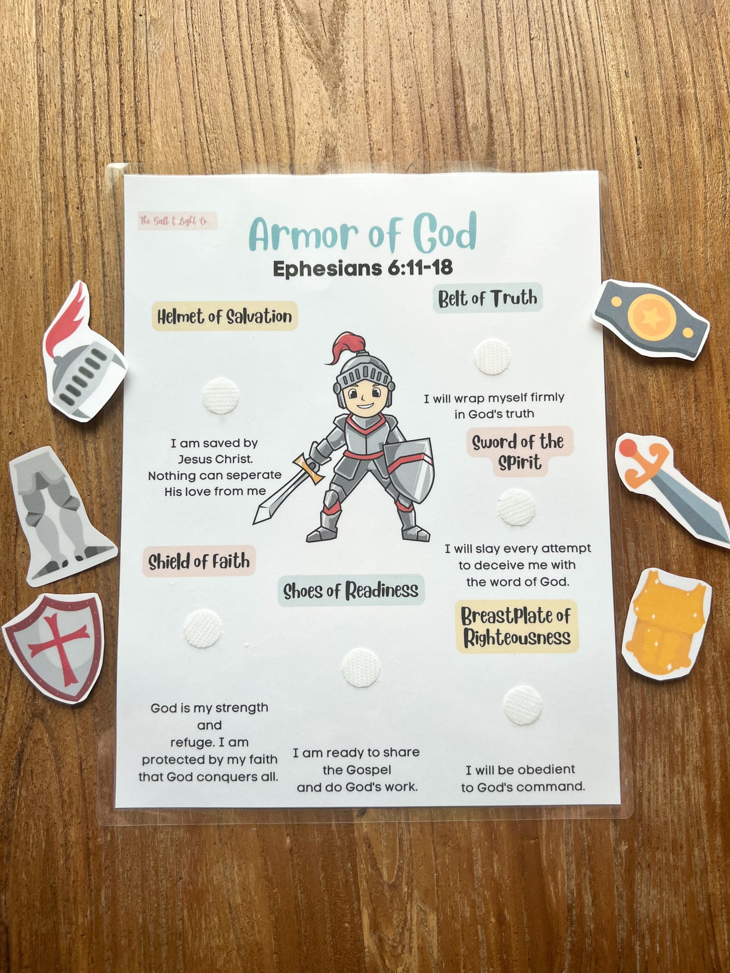 Armor of God Activity Sheet