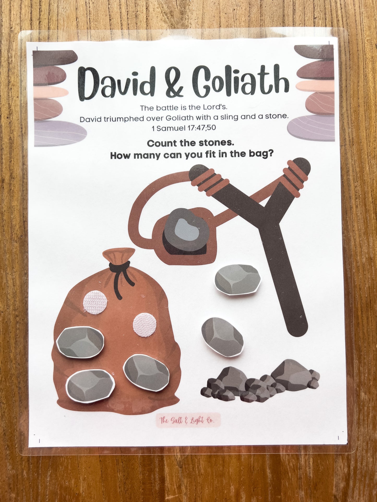 David & Goliath Activity Sheets