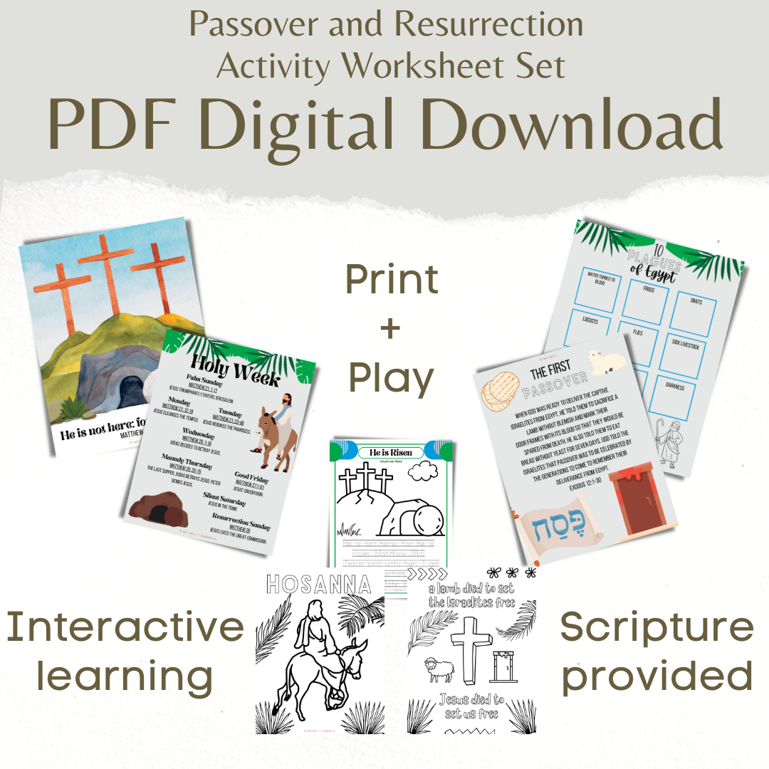 Passover and Resurrection Activity Sheets