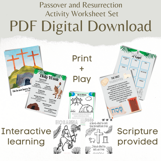 Passover and Resurrection Activity Sheets